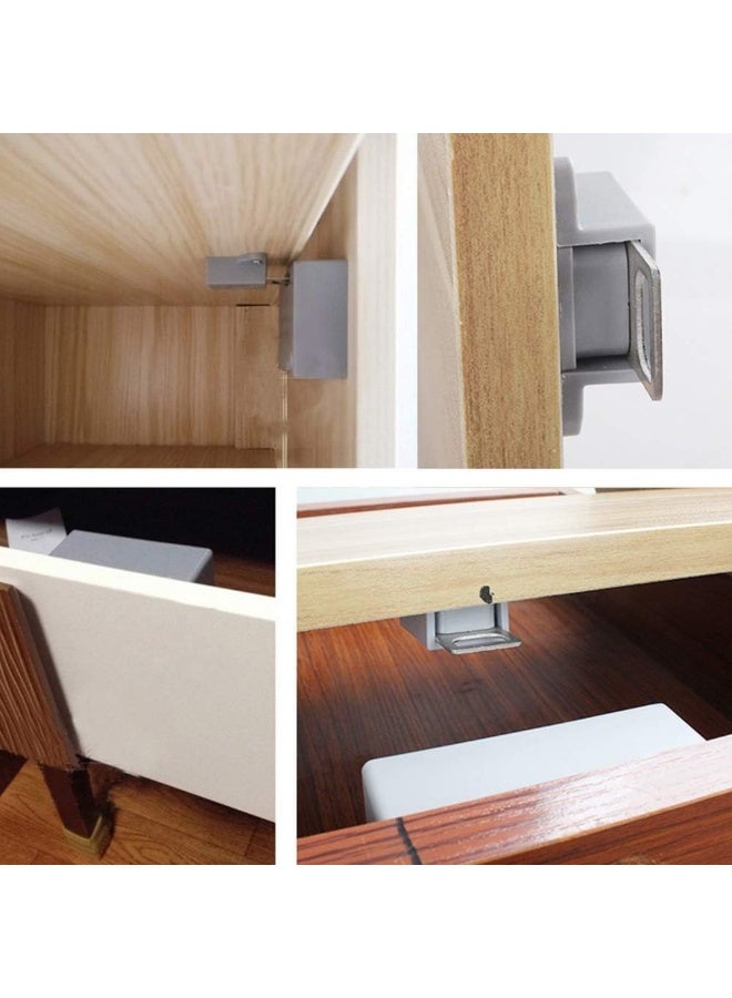 قفل خزانة إلكتروني ذكي – قفل غير مرئي بدون ثقب مزود ببطاقة RFID و3 سلاسل مفاتيح، مثالي للمكاتب والمكتبات والساونا والمصانع وصناديق الأمان. - Image 4